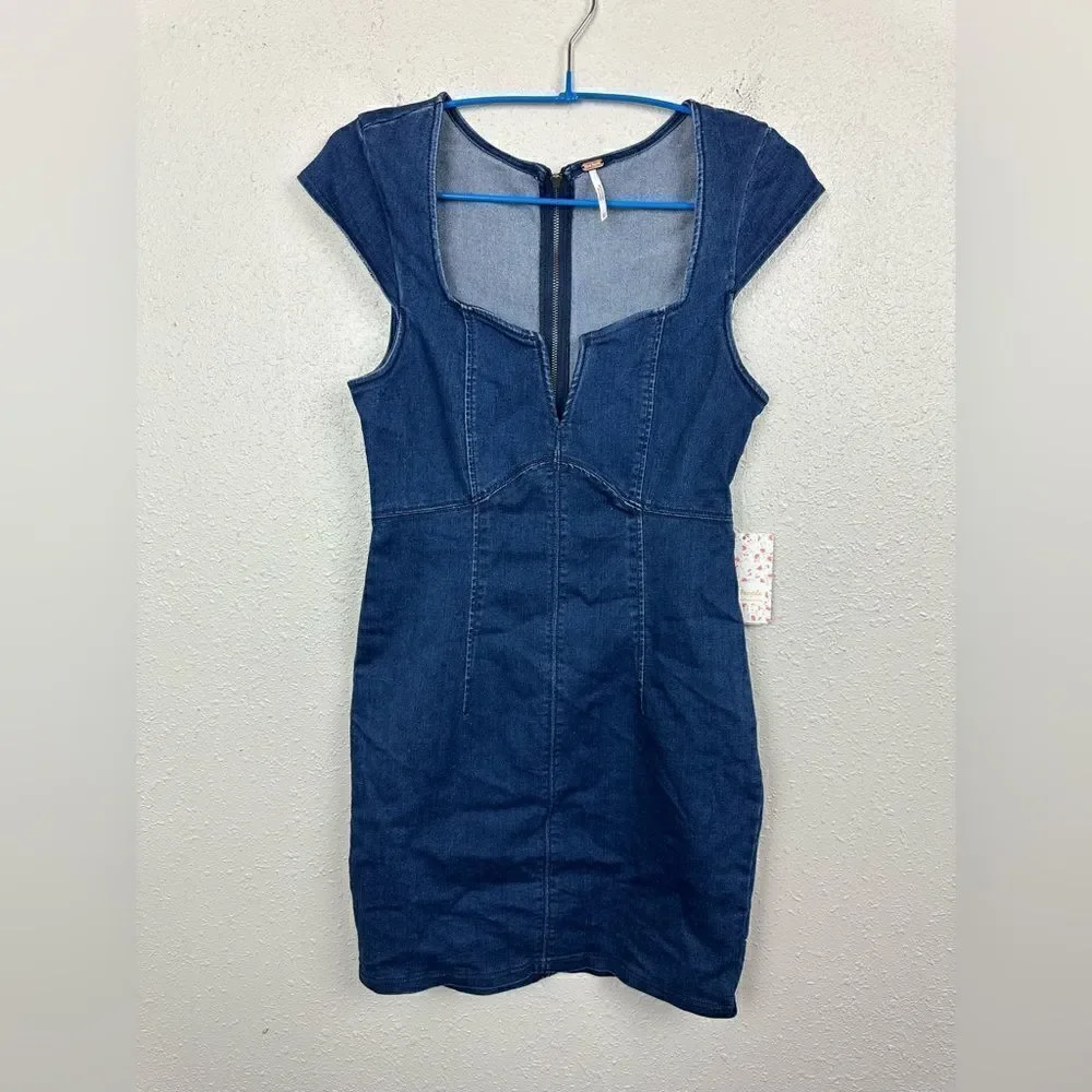 NWT Free People Women’s Denim Dress